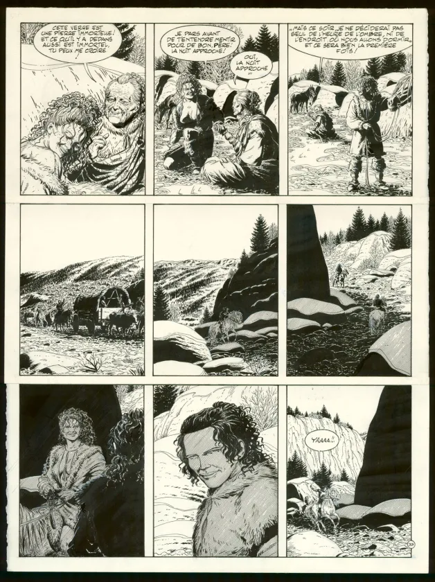 Planche noir et blanc, Celui-là, Claude Auclair