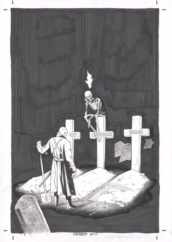 Couverture, Hellboy, Ben Stenbeck
