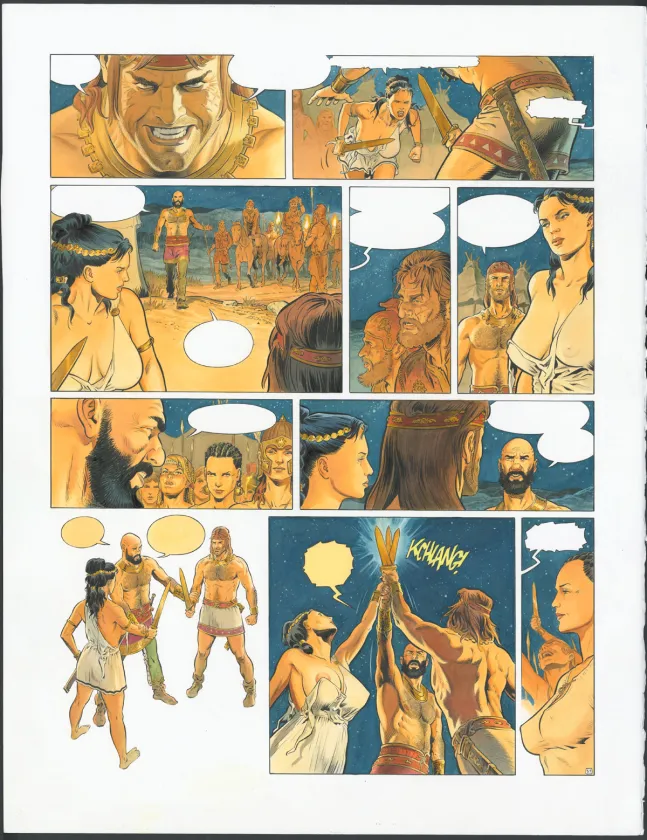 Planche couleur, Reconquêtes, Le Piège Hittite (T.2), François Miville-Deschênes
