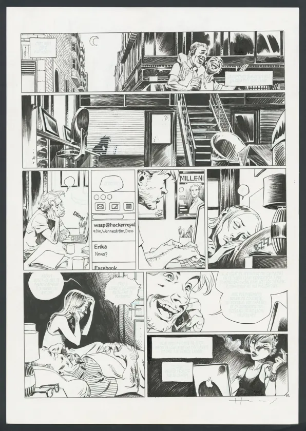 Planche noir et blanc, Millenium, Josep Homs