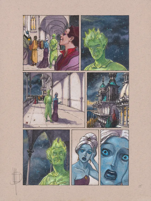 Planche couleur, Sandman, Endless Nights (T.11), Miguelanxo Prado