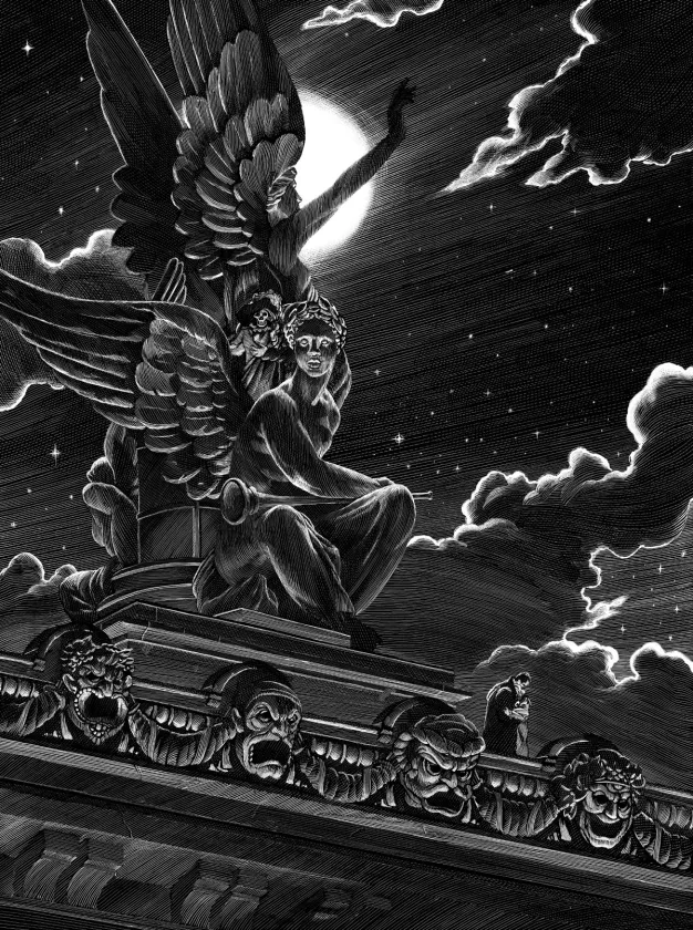 Illustration noir et blanc, Nicolas Delort
