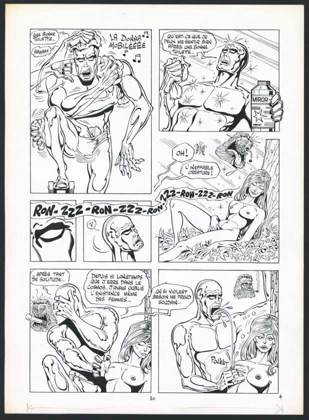 Planche noir et blanc, Rhââ Lovely, Tome 3 (T.3), Marcel Gotlib