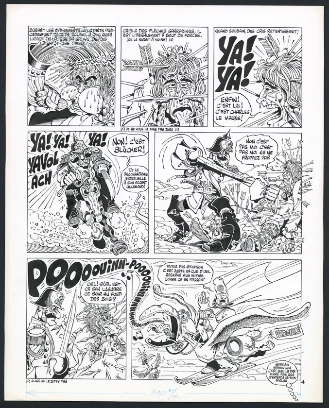 Planche noir et blanc, Rhâ-Gnagna, Tome 1 (T.1), Marcel Gotlib