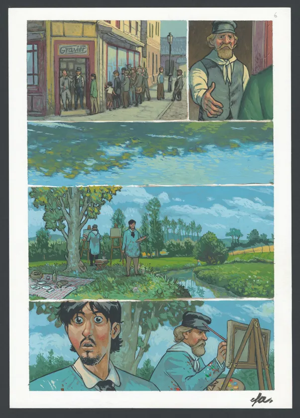 Planche couleur, Monet, nomade de la lumière ,  Efa