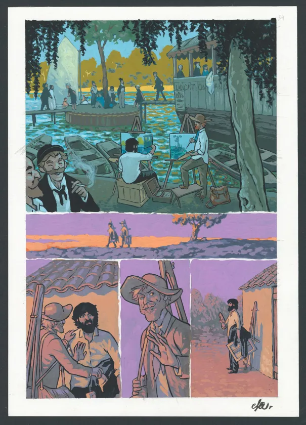 Planche couleur, Monet, nomade de la lumière ,  Efa