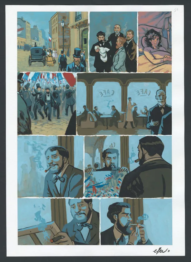 Planche couleur, Monet, nomade de la lumière ,  Efa
