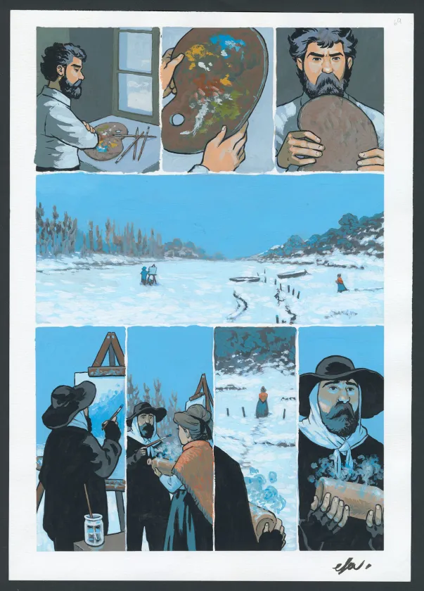 Planche couleur, Monet, nomade de la lumière ,  Efa