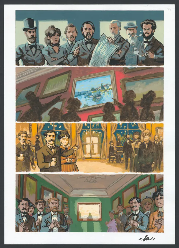 Planche couleur, Monet, nomade de la lumière ,  Efa