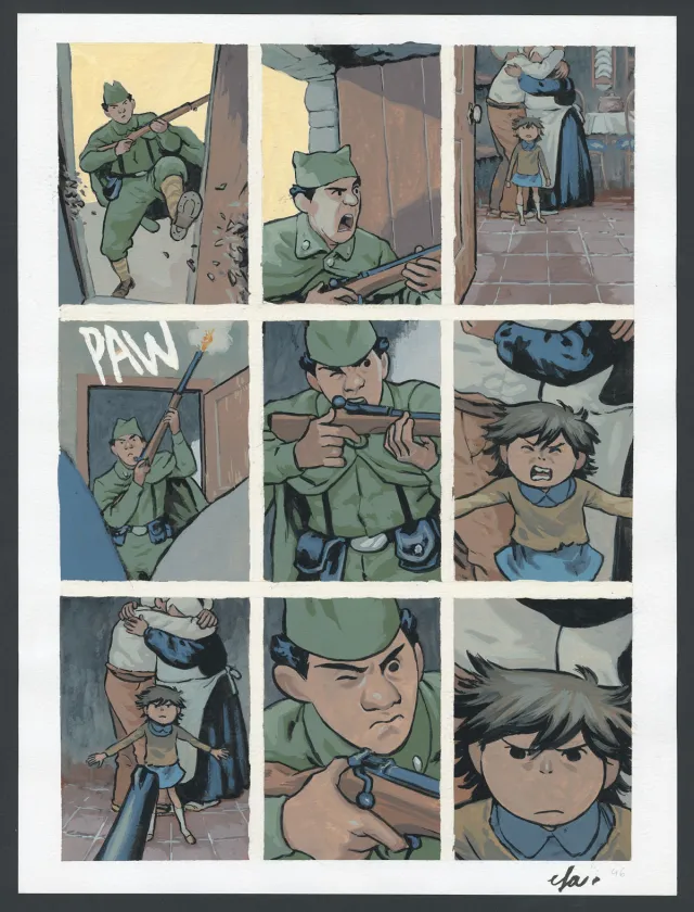 Planche couleur, Seule,  Efa