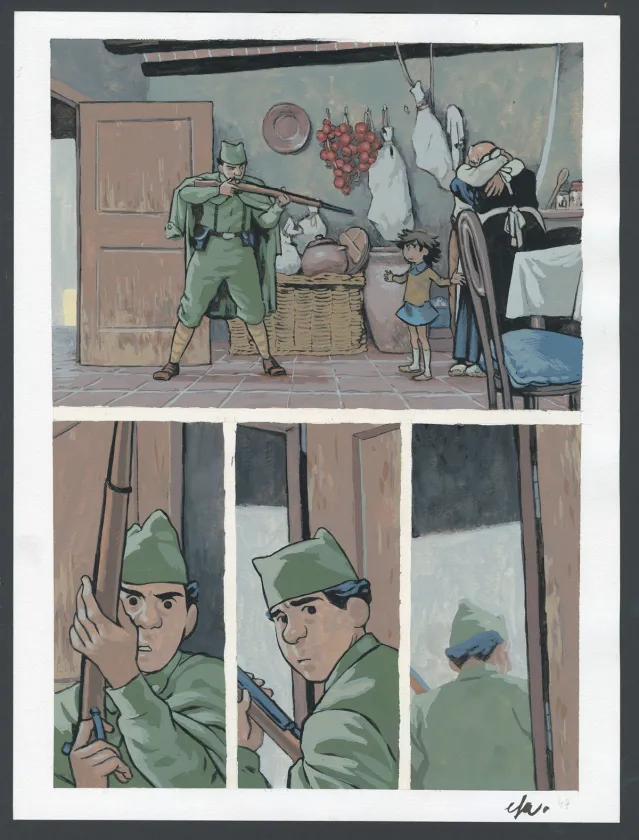 Planche couleur, Seule,  Efa