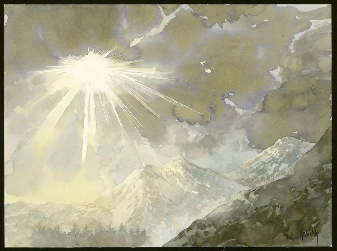 Planche couleur, Le Crépuscule des idiots , Jean-Paul Krassinsky