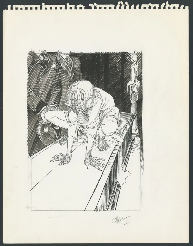 Illustration noir et blanc, François Boucq