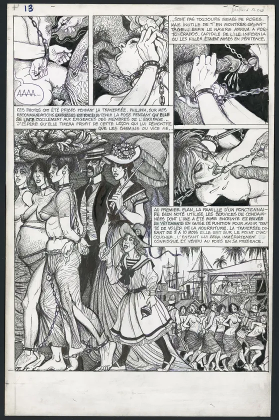 Planche noir et blanc, Mandoline, Georges Pichard