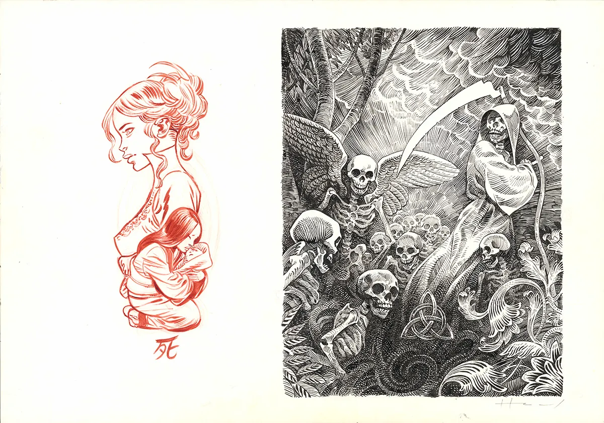 Illustration couleur, Shi, Au Commencement était la colère (T.1), Josep Homs