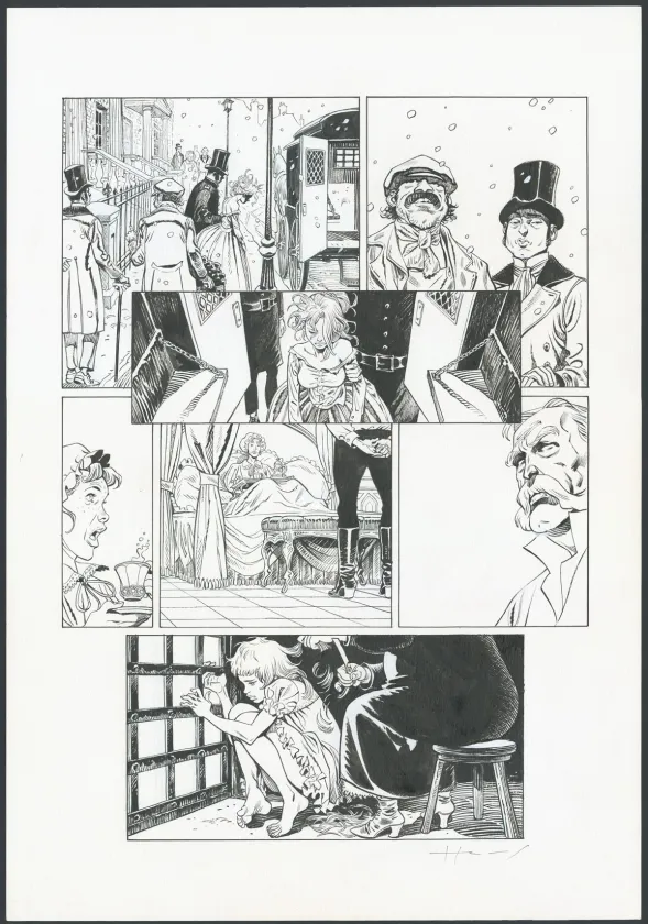 Planche noir et blanc, Shi, Le Roi démon (T.2), Josep Homs