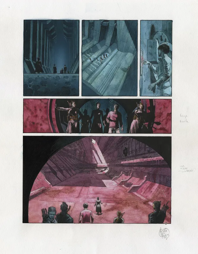 Colored original page, TER, Le Guide (T.2), Christophe Dubois