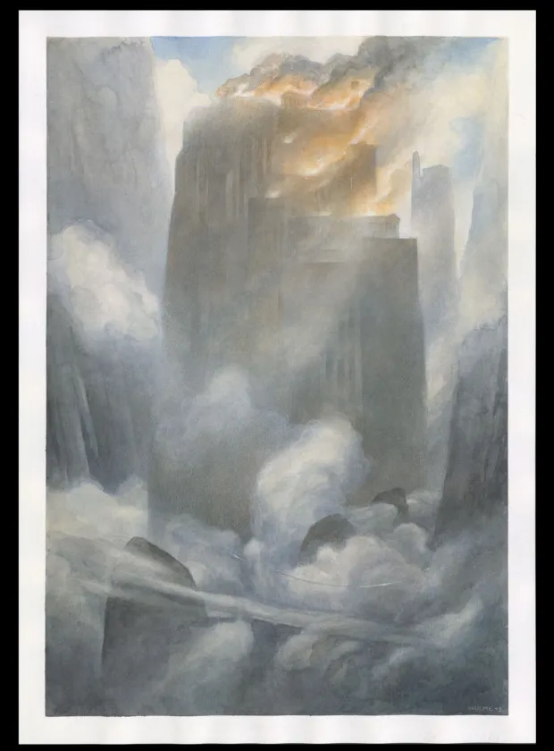 Illustration couleur, L'Homme qui voulut être roi, Armel Gaulme
