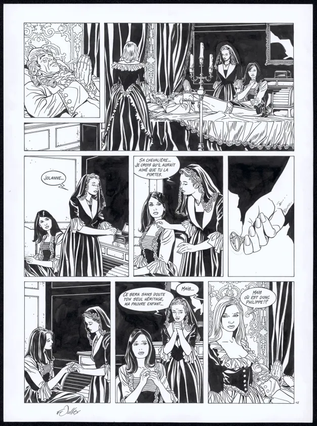 Planche noir et blanc, Rani, Bâtarde (T.1), Francis Vallès