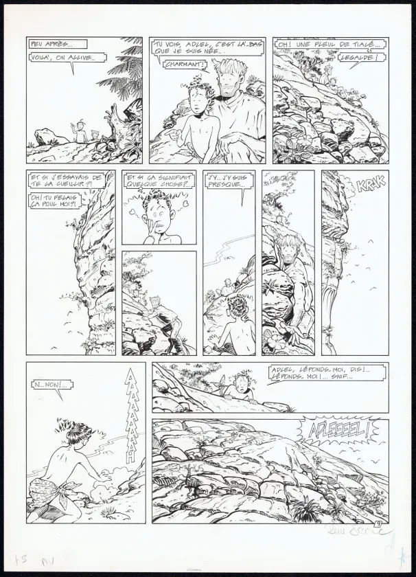Planche noir et blanc, Adler, Black Bounty (T.5), René Sterne