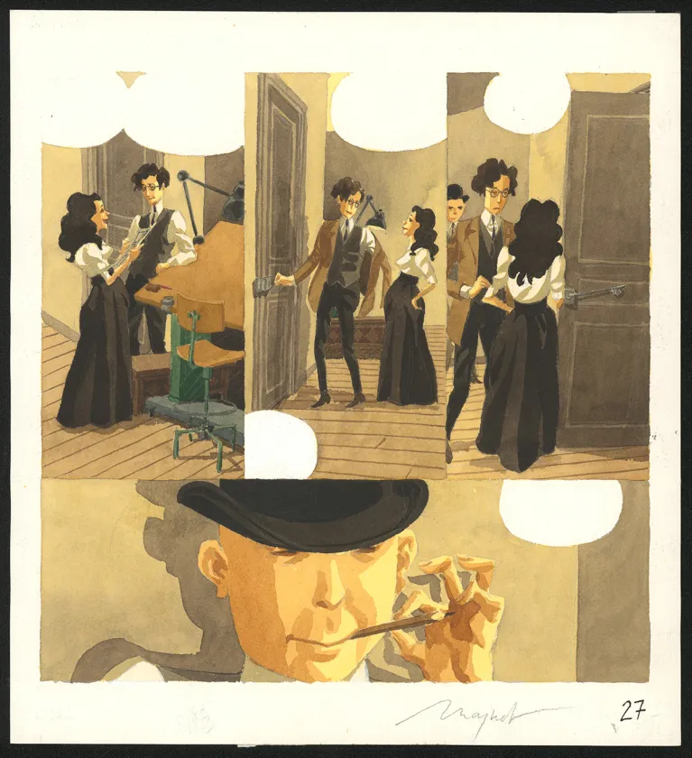 Planche couleur, Oscar & Monsieur O, Emmanuel Moynot