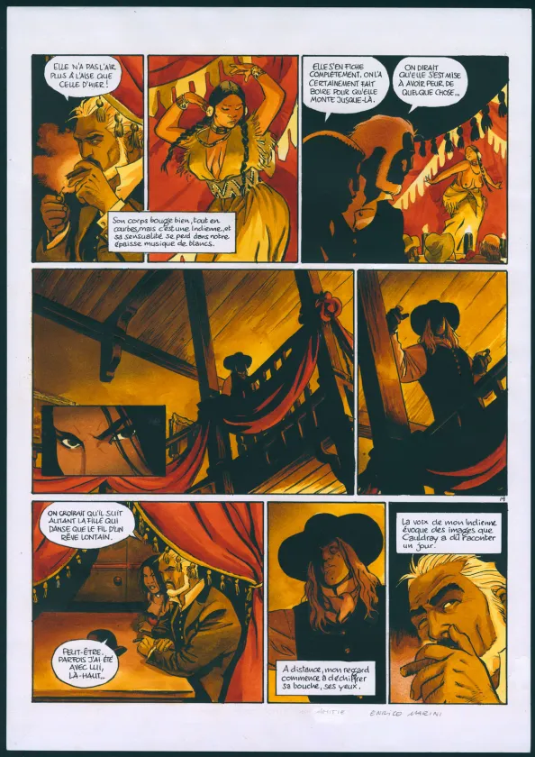 Planche couleur, L'Étoile du Désert, L'Étoile du Désert 2 (T.2), Enrico Marini