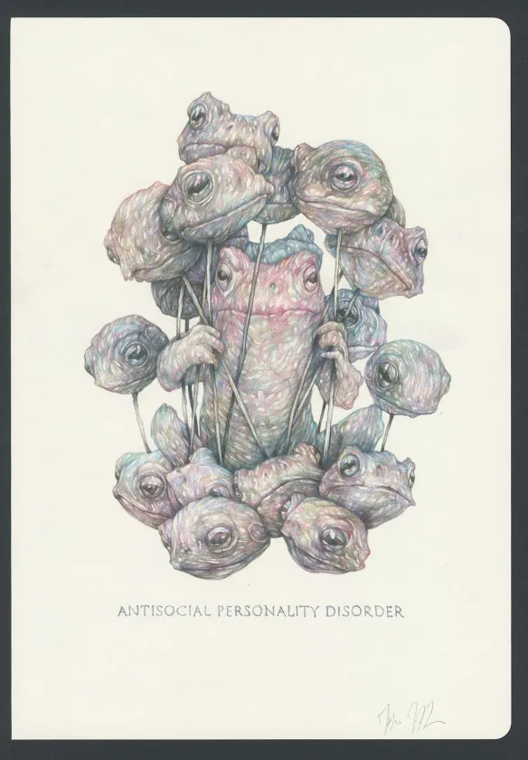 Colored illustration, Marco Mazzoni