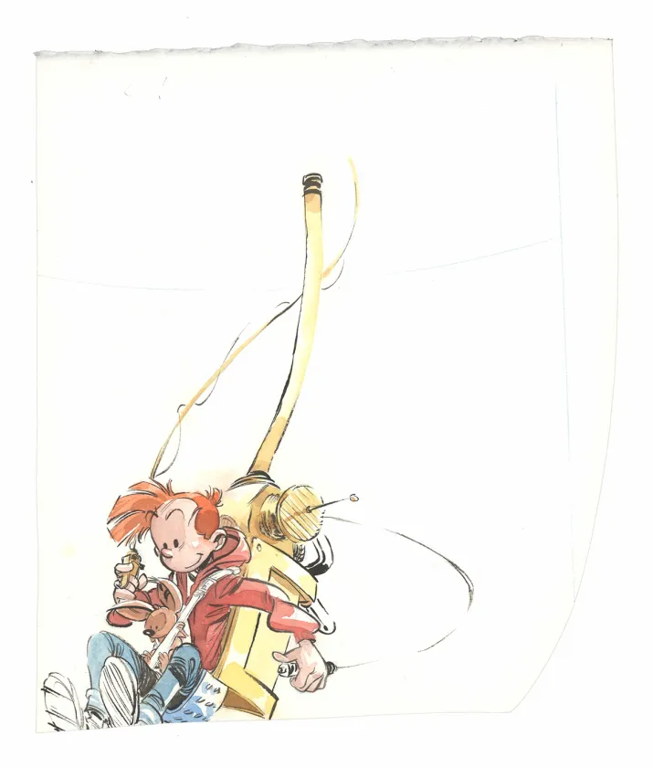 Illustration couleur, Spirou et Fantasio, José Luis Munuera