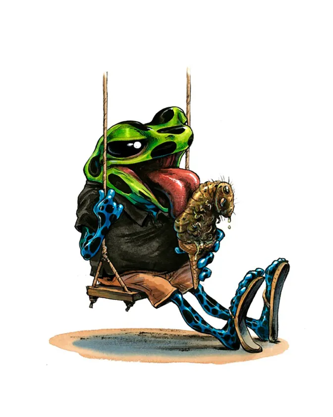 Illustration couleur,  Guznag
