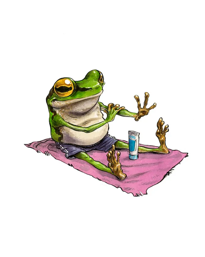 Colored illustration,  Guznag