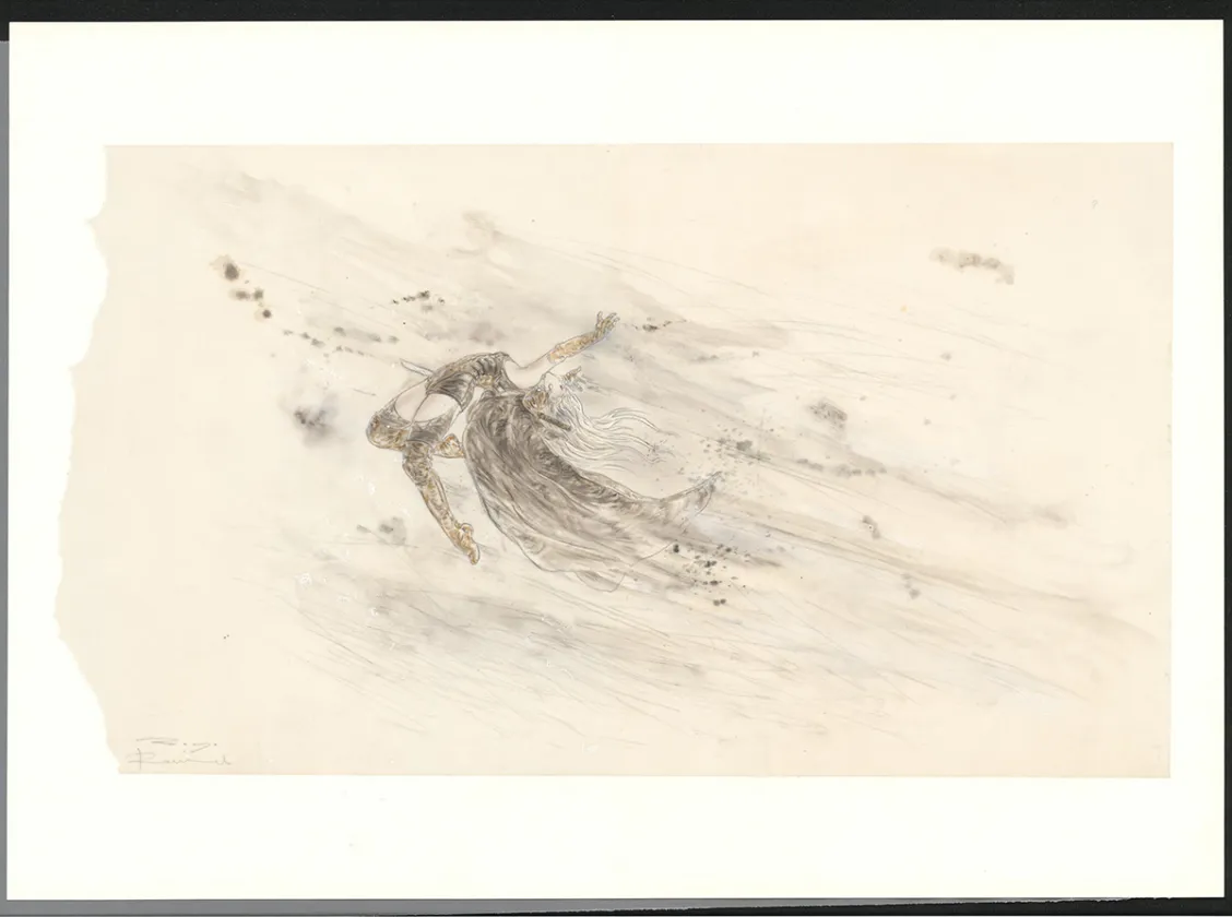 Illustration couleur, Malefic Time : 110 Katanas, Apocalypse (T.1), Luis Royo