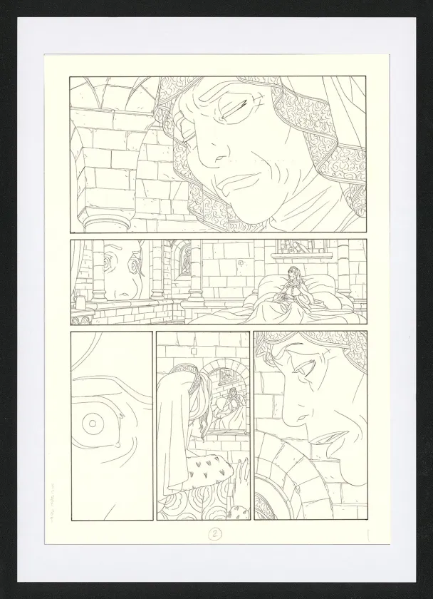 Planche noir et blanc, Les Ogres-Dieux, La Première née (T.4), Bertrand Gatignol