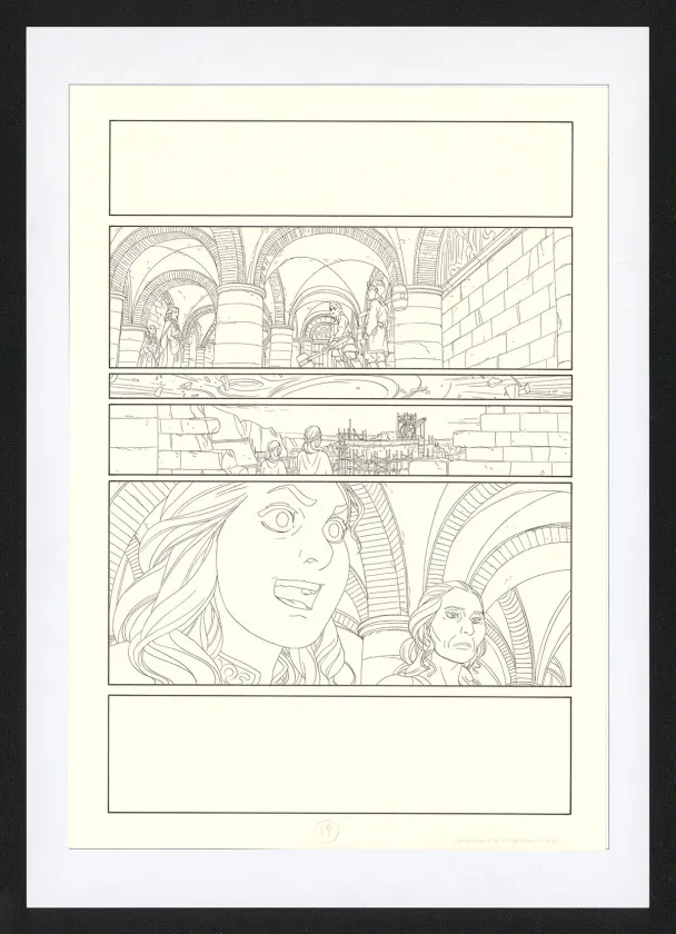 Planche noir et blanc, Les Ogres-Dieux, La Première née (T.4), Bertrand Gatignol