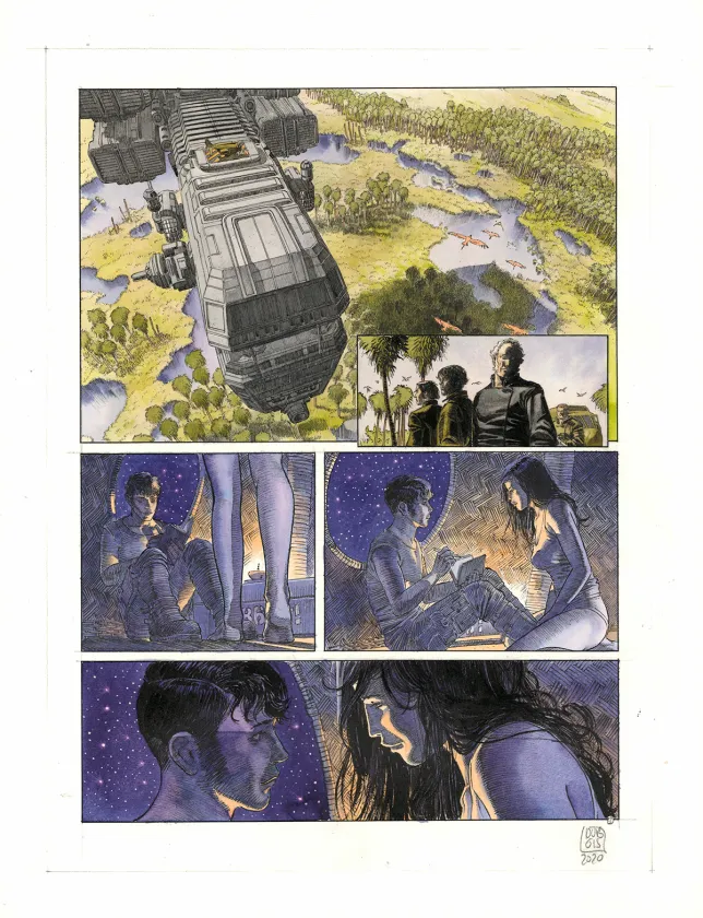 Planche couleur, TERRE, Le Vieux Monde (T.1), Christophe Dubois