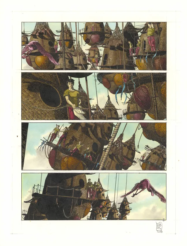 Planche couleur, TERRE, Le Vieux Monde (T.1), Christophe Dubois