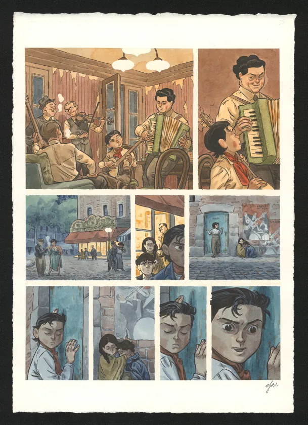 Planche couleur, Django Main de feu,  Efa