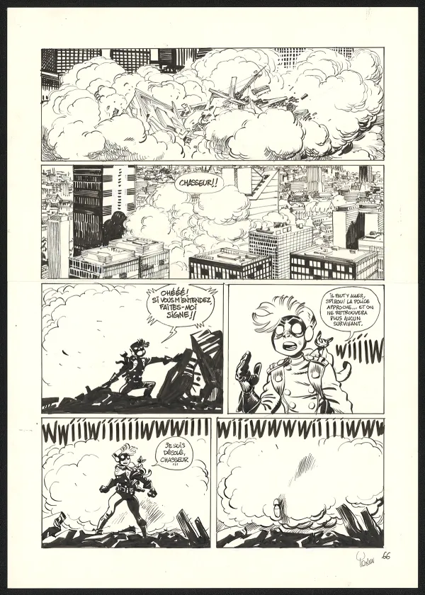 Planche noir et blanc, SuperGroom, Héros malgré lui (T.1),  Yoann