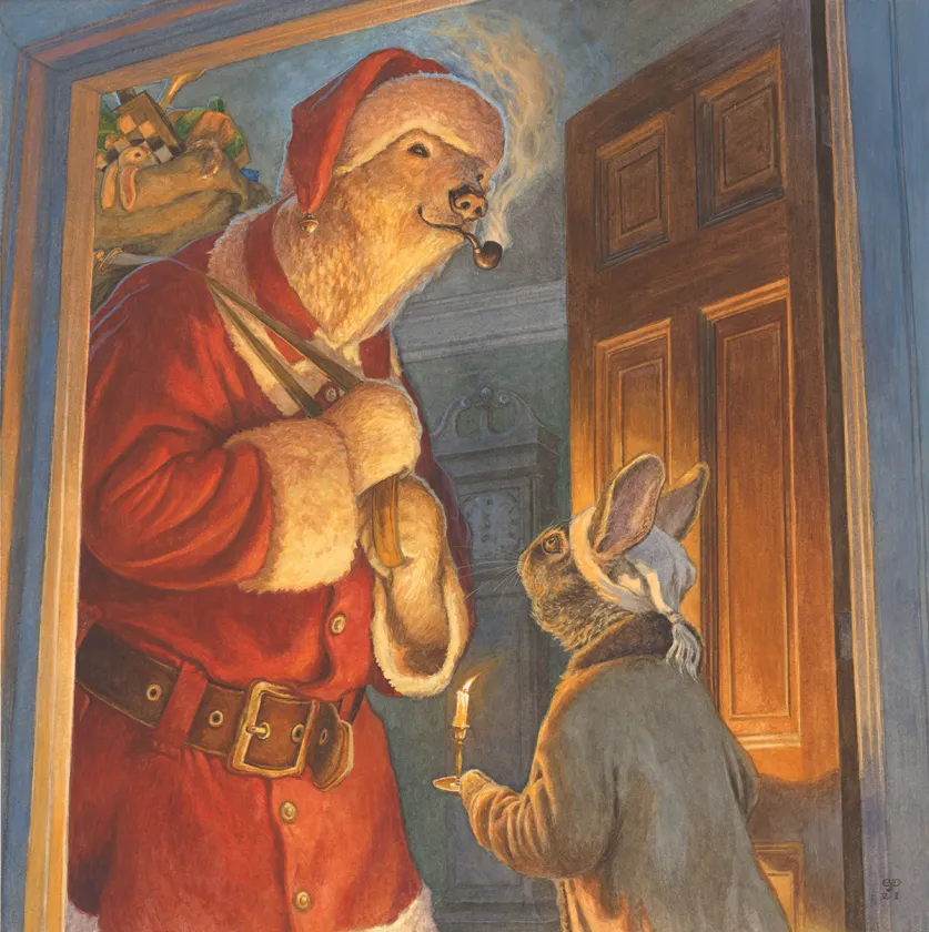 Illustration couleur, The Night before Christmas Book , Christopher Dunn