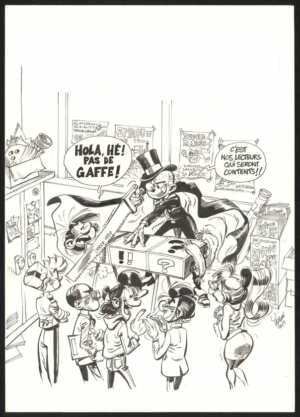 Couverture, Spirou et Fantasio,  Yoann