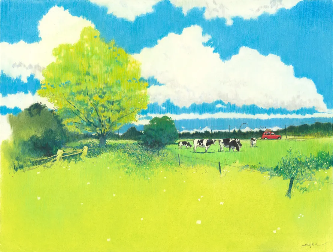 Illustration couleur, Les Beaux étés, Jordi Lafebre