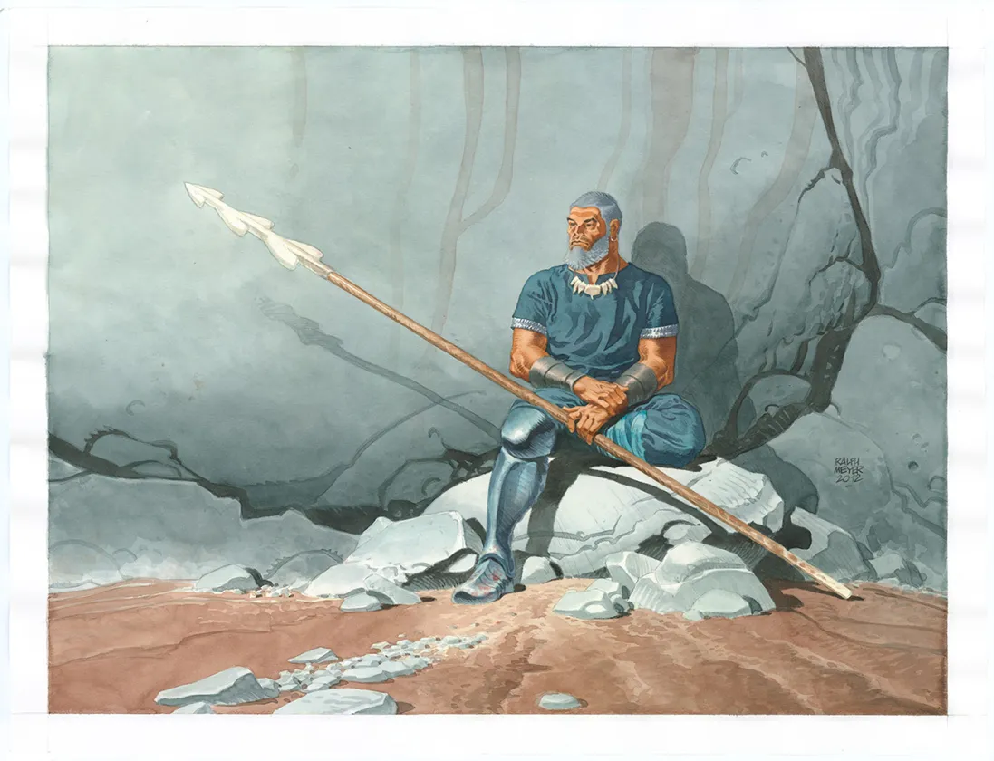 Illustration couleur, Asgard, Ralph Meyer