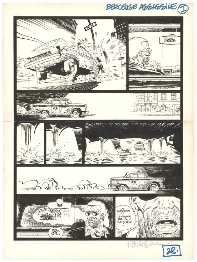 Planche noir et blanc, Berceuse assassine, Le Coeur de Telenko (T.1), Ralph Meyer