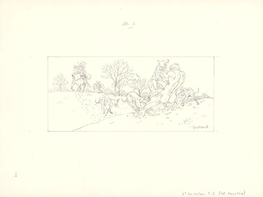 Sketch, Les 7 Vies de l'Épervier, Le Temps des chiens (T.2), André Juillard