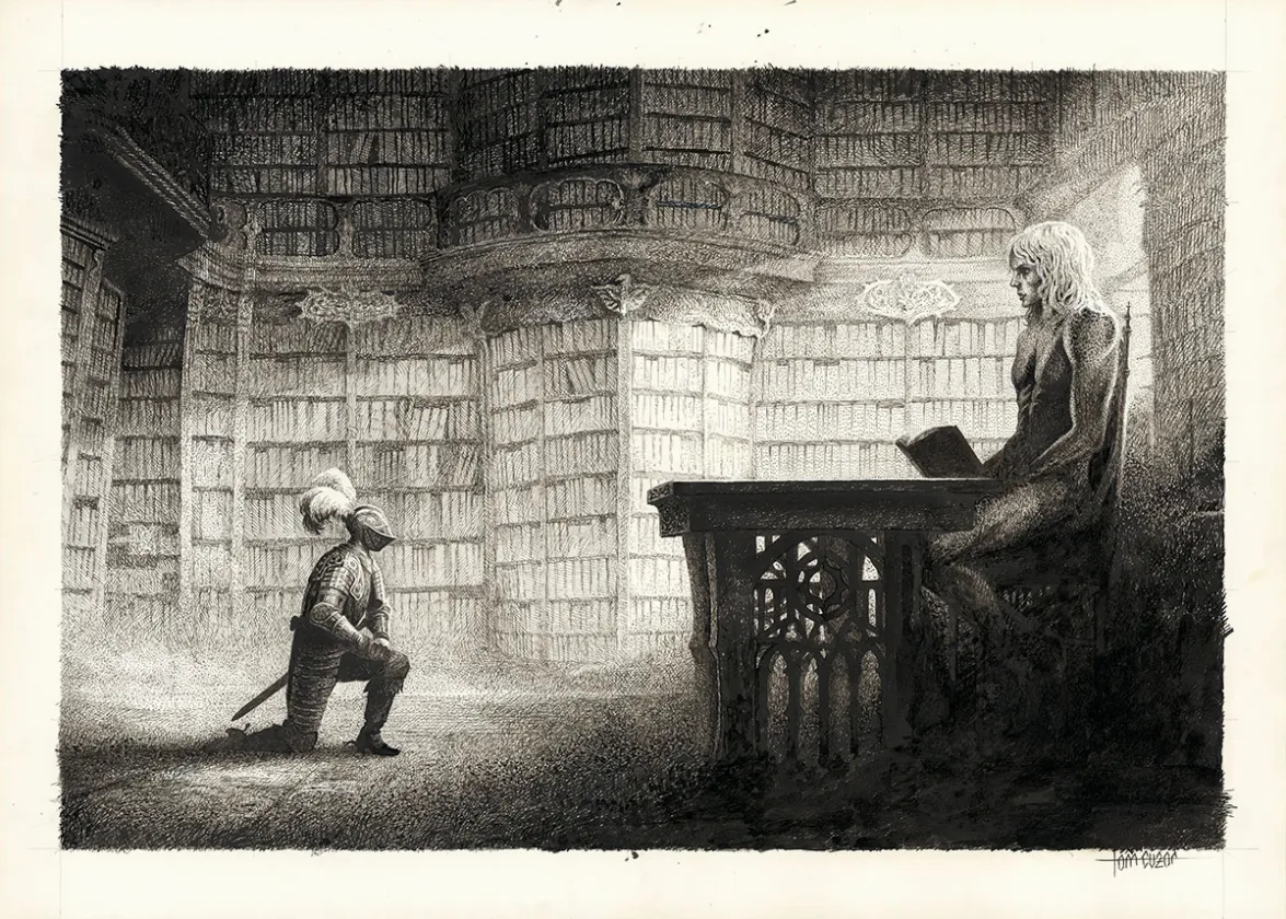Illustration noir et blanc, Tom Cuzor
