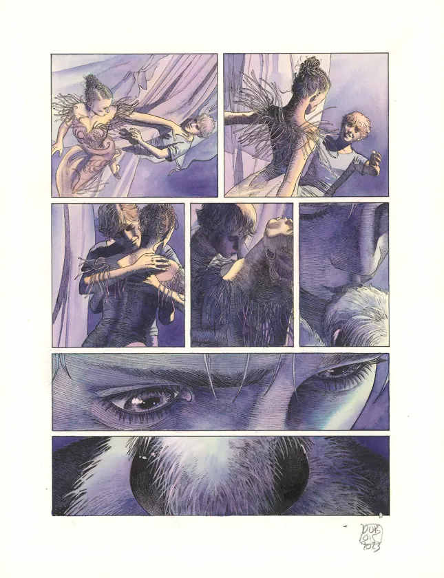 Colored original page, TERRE, Retour au Jupiter (T.2), Christophe Dubois