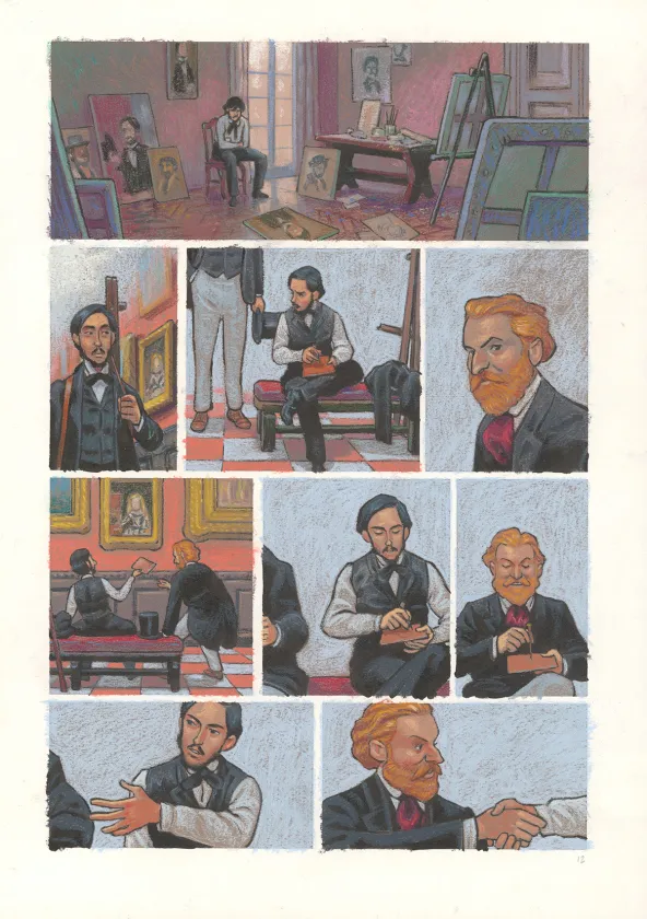 Planche couleur, Degas, La Danse de la Solitude,  Efa