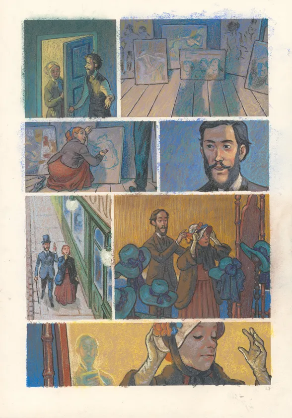 Planche couleur, Degas, La Danse de la Solitude,  Efa