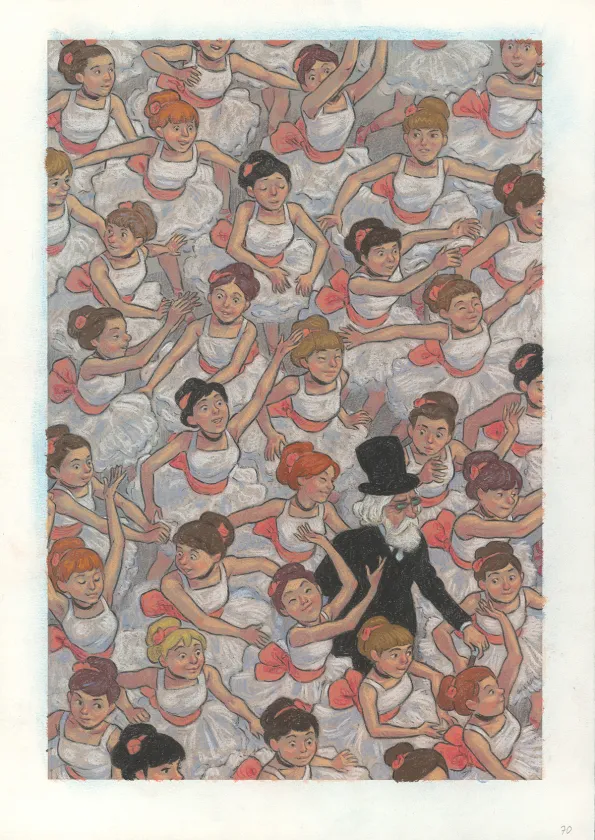 Planche couleur, Degas, La Danse de la Solitude,  Efa