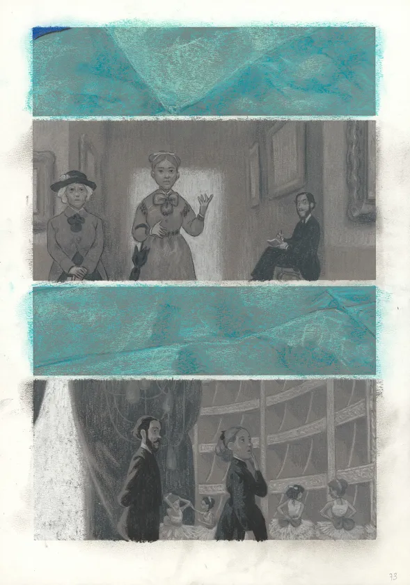 Planche couleur, Degas, La Danse de la Solitude,  Efa