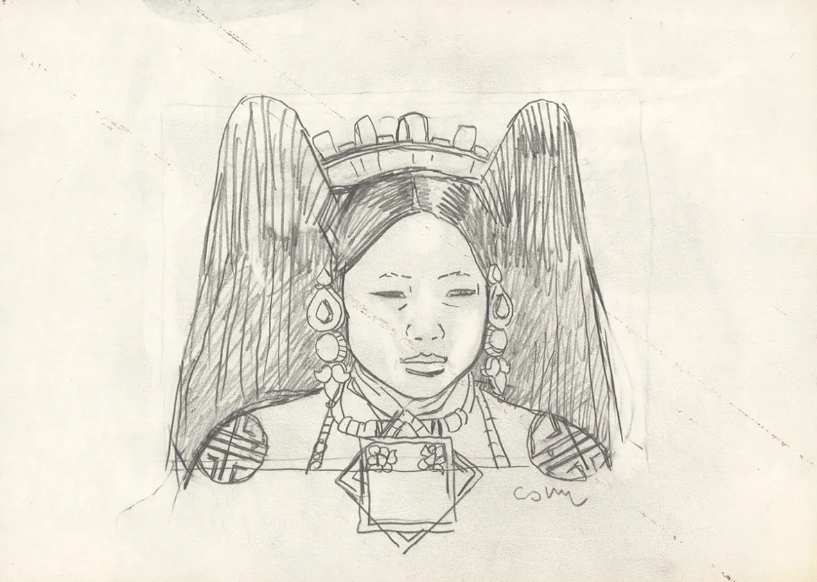 Sketch, Le Bouddha d'Azur,  Cosey